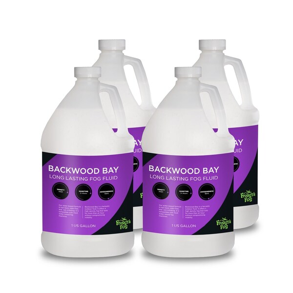 Backwood Bay Long Lasting Fog Machine Fluid - 4 Gallon Case